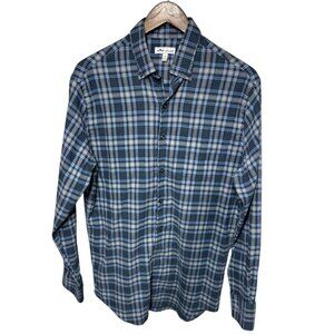 Peter Millar Plaid Flannel Blue Size XL